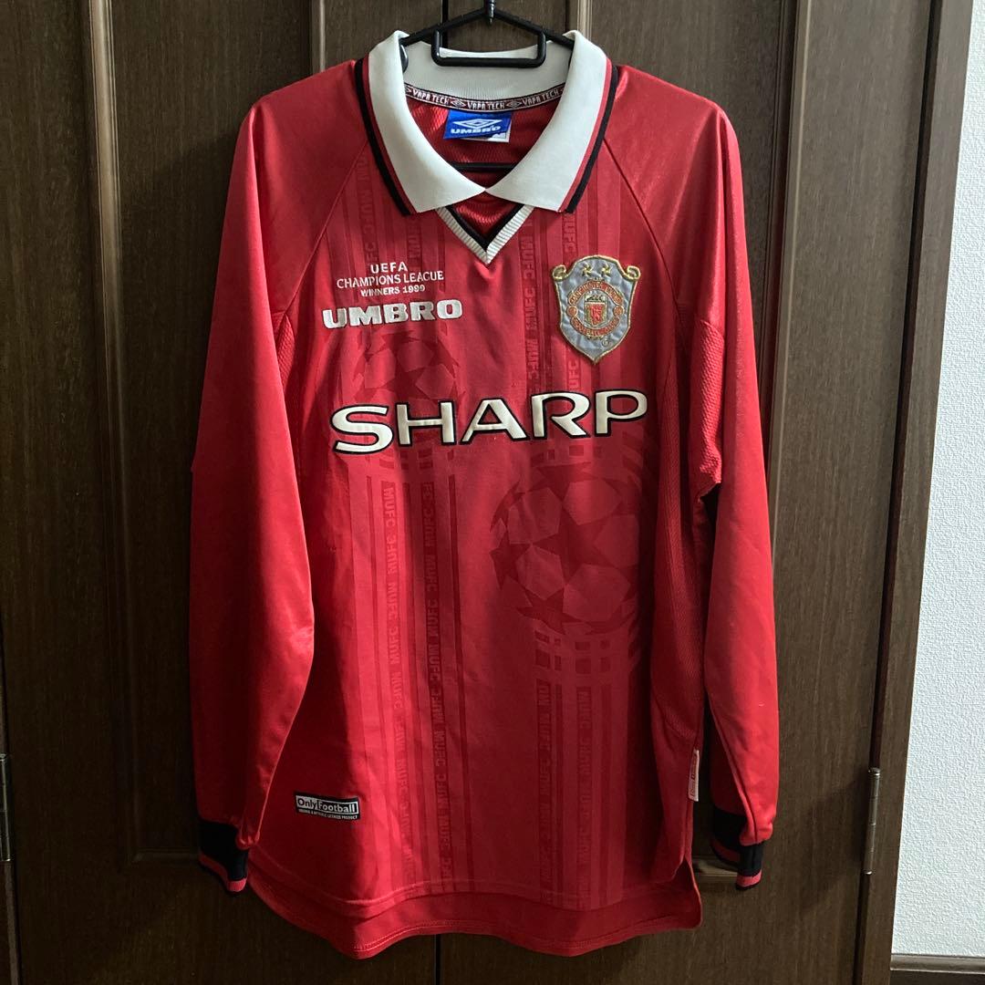 マンチェスターユナイテッド　1999 CL決勝モデル　長袖　ユニフォーム