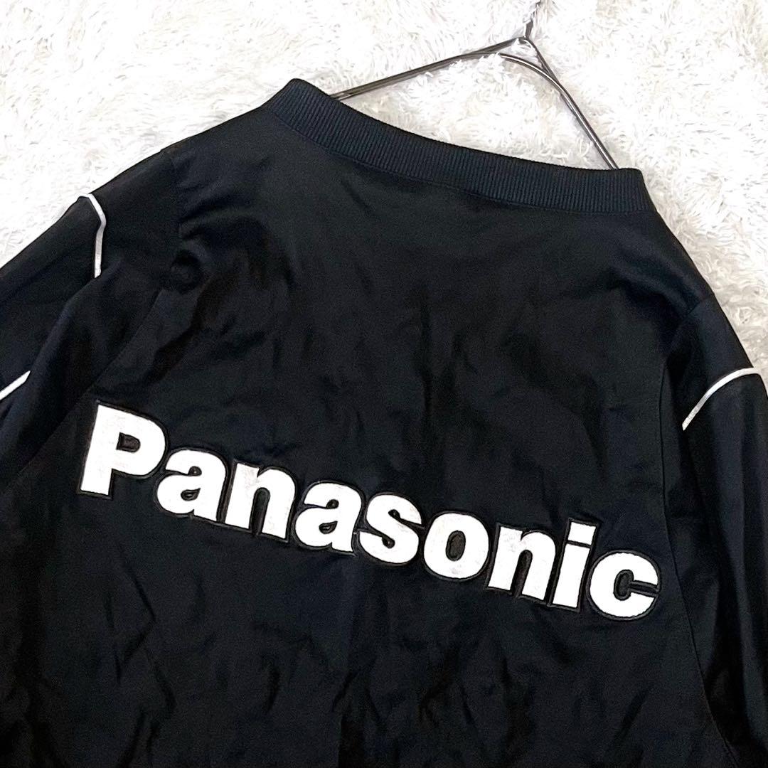 デサント パナソニックパンサーズ ピステ 刺繍ワッペン ブラック L