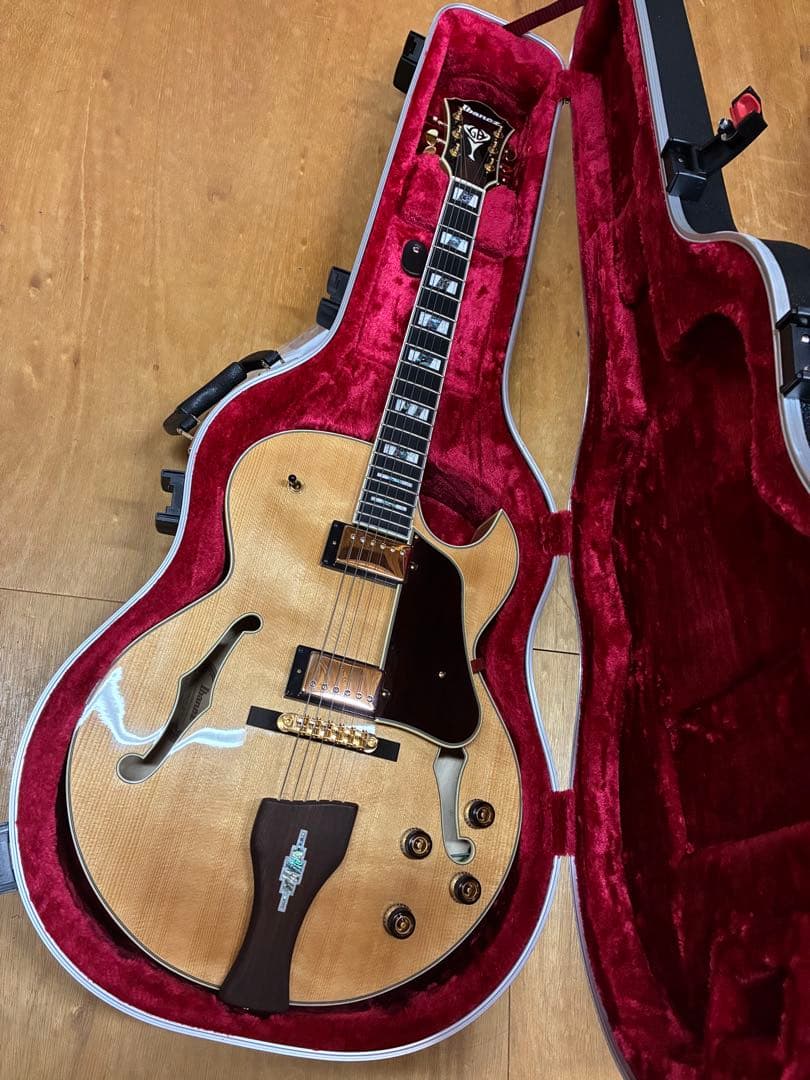【値下げ】美品　ibanez LGB30 ナチュラル　フルアコ