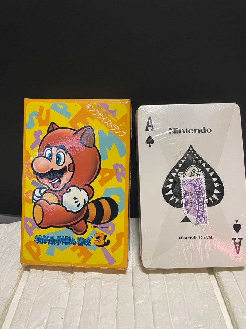 未使用保管品スーパーマリオブラザーズ3　キングサイズトランプ