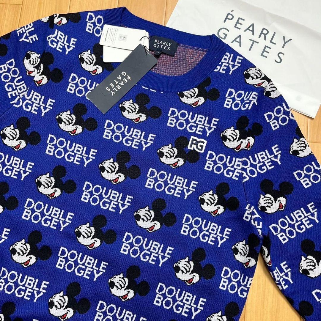 新品サイズ1　パーリーゲイツ　ミッキーセーター