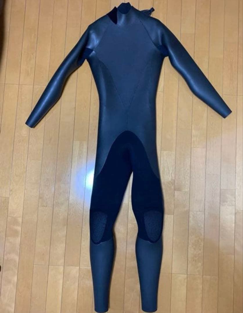 ウエットスーツ　セミドライ　オールブラック