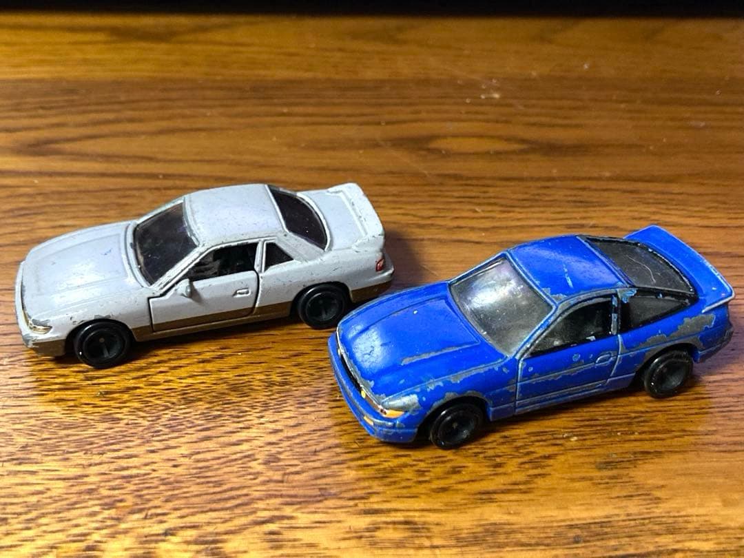 トミカ 日産 シルビア S13 No.6 シルエイティ ミニカー 2台セット
