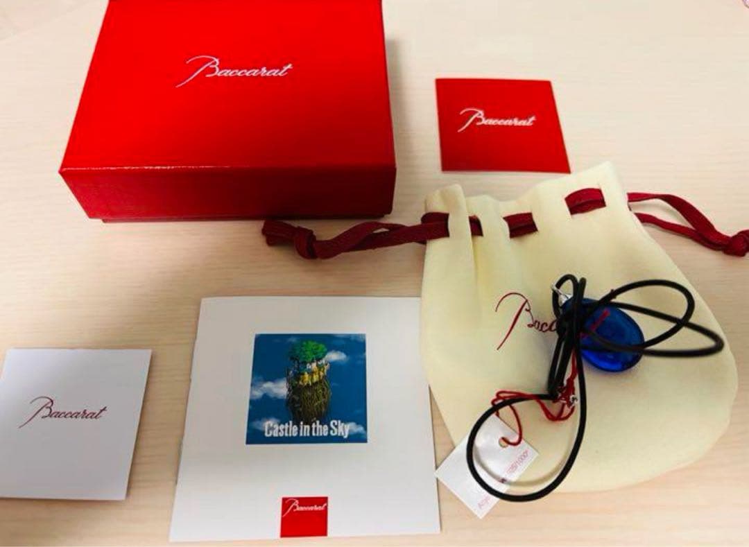 ジブリ美術館限定　天空の城　GHIBLI × Baccarat飛行石