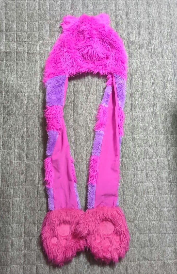 チェシャ猫　ファンキャップマフラー　ディズニーリゾート