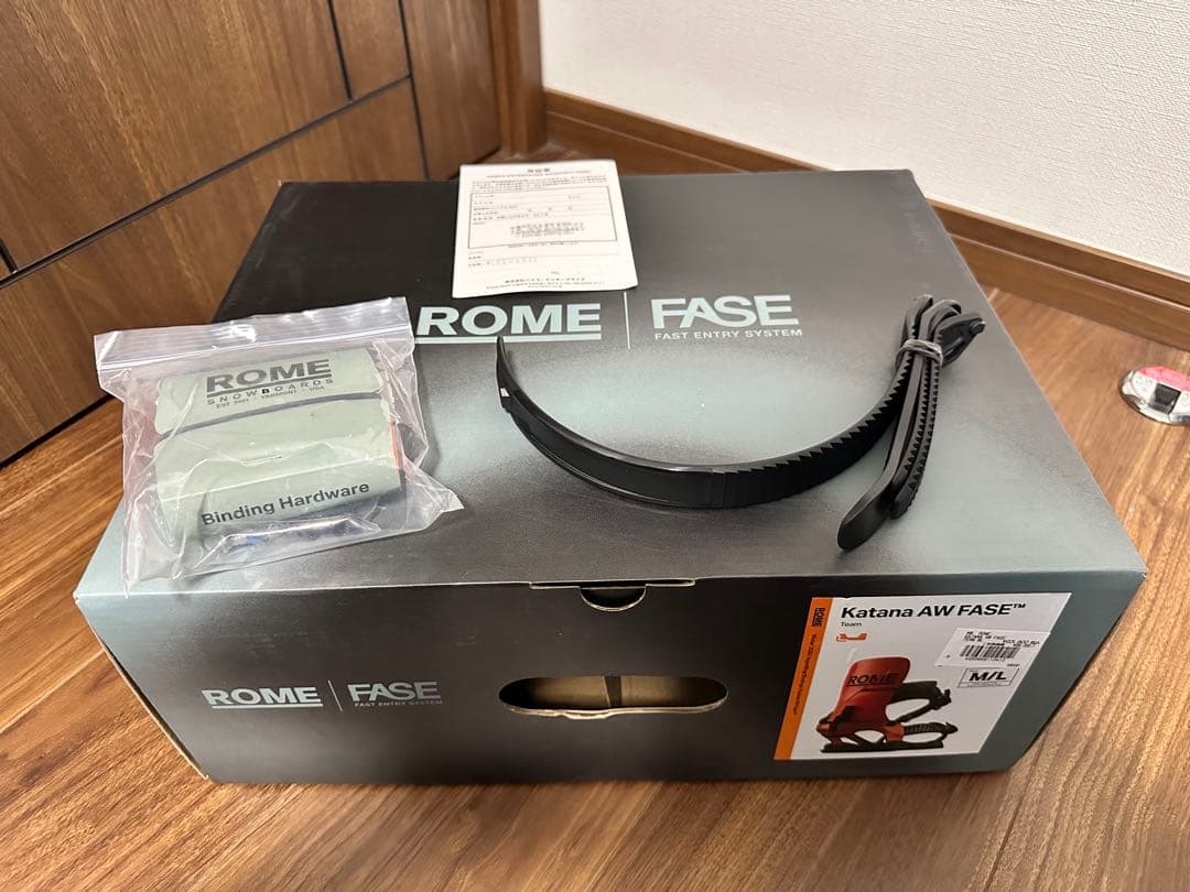 新品 ROME KATANA AW FASE25〜26 M/L サイズ　オレンジ