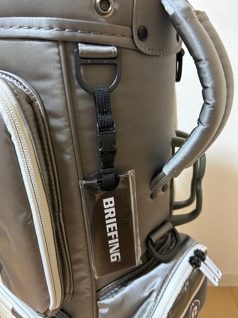 BRIEFING キャディバッグ グレー/ホワイト