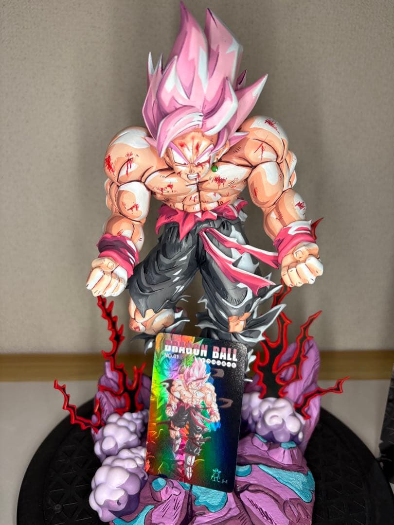 ドラゴンボールフィギュア超サイヤ人 孫悟空リペイント2D 1体限定　ピンク