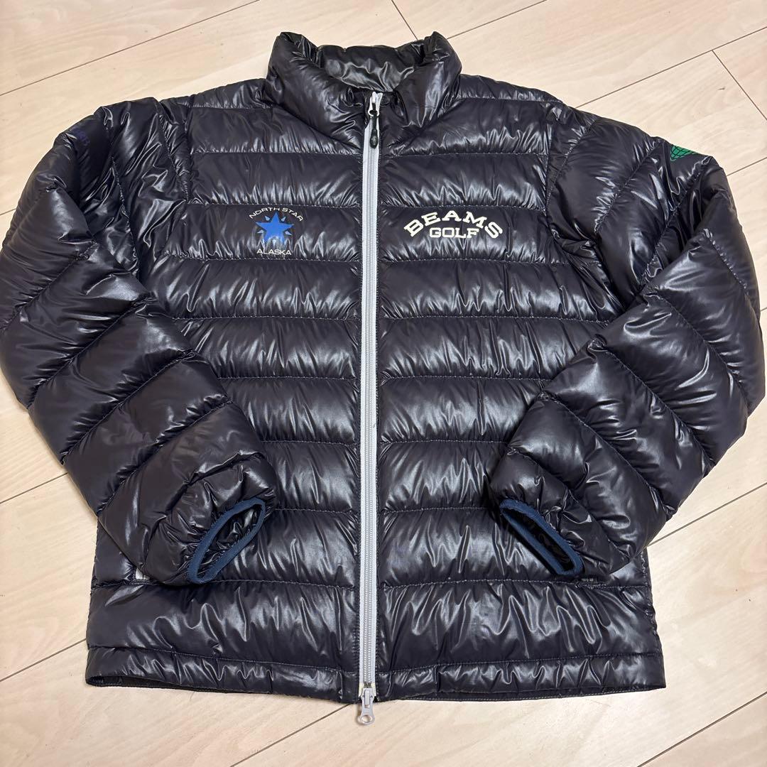 BEAMS GOLF ネイビー　ダウンジャケット