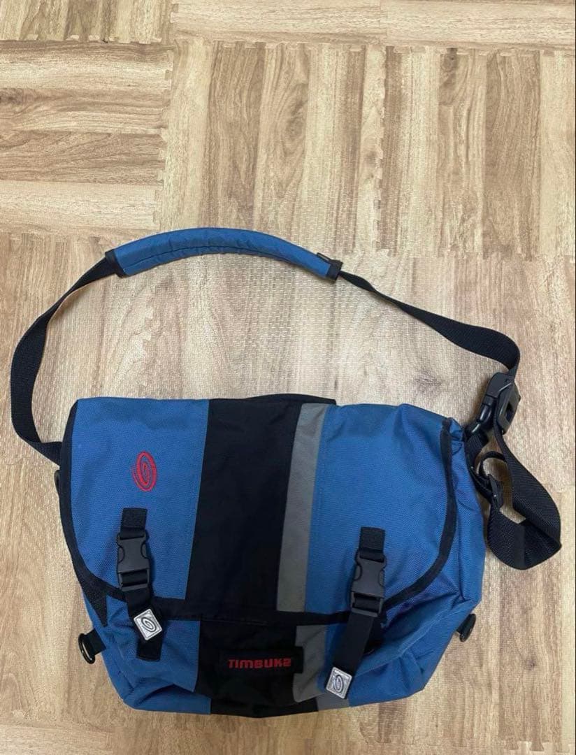 Timbuk2 メッセンジャーバッグ 青/黒 旧ロゴ