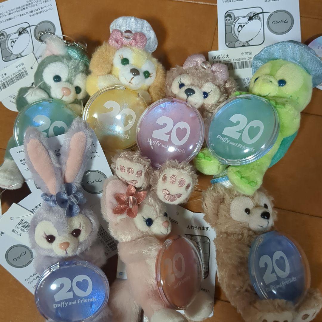 ダッフィー　カラフルハピネス　ぬいちゃ　ぬいぐるみチャーム　コンプリート