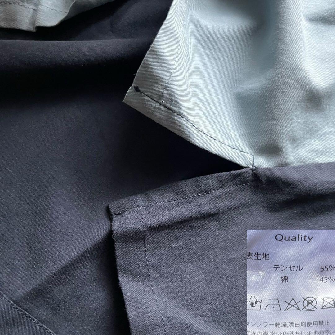 未使用品 クリームソーダ ピンクドラゴン 刺繍ツートン オープンカラーシャツ L