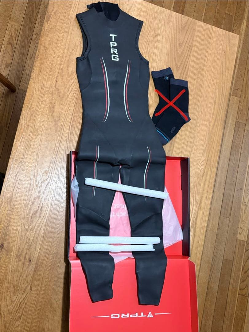 S メンズ ウェットスーツ TPRG 3×2mm ロングジョン