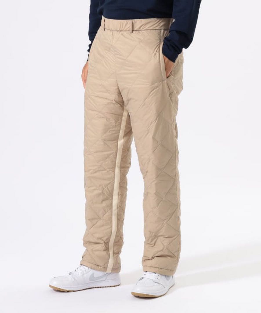 ビームスゴルフ　TAION コラボ　リバーシブル ダウンパンツ　L