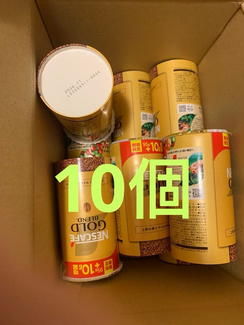 ネスカフェ ゴールドブレンド エコ＆システムパック 105g❌10個