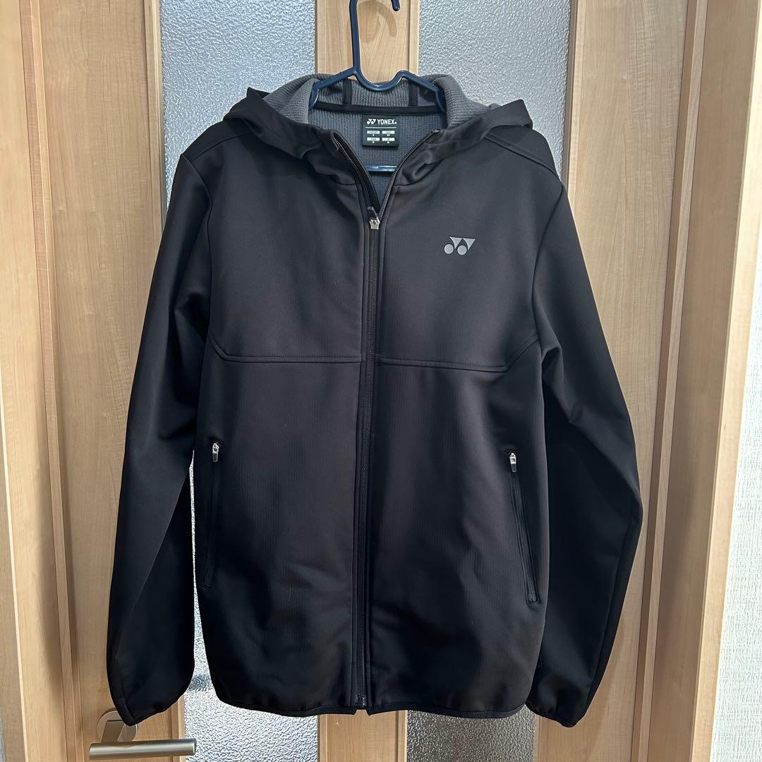 YONEX フード付きジャケット ブラック　ヒートカプセル　Mサイズ