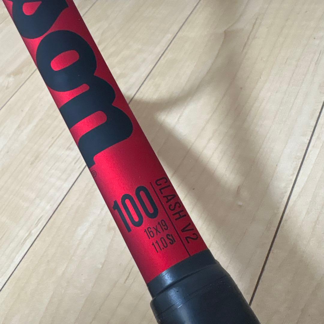Wilson CLASH 100 V2 グリップ1