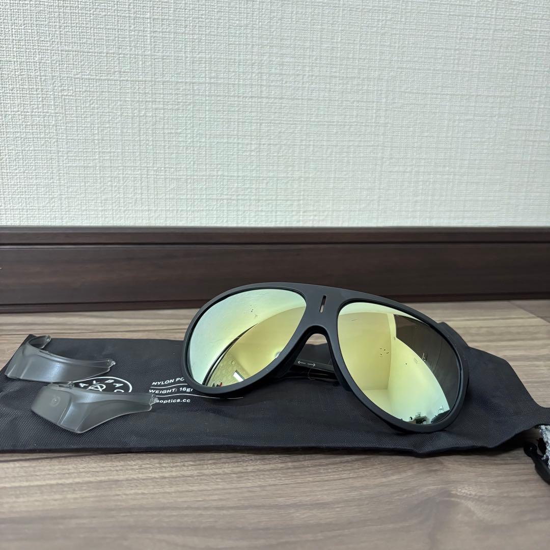 アイウェア アルバオプティクス ソロ ミラーレンズ ロードバイク サングラス