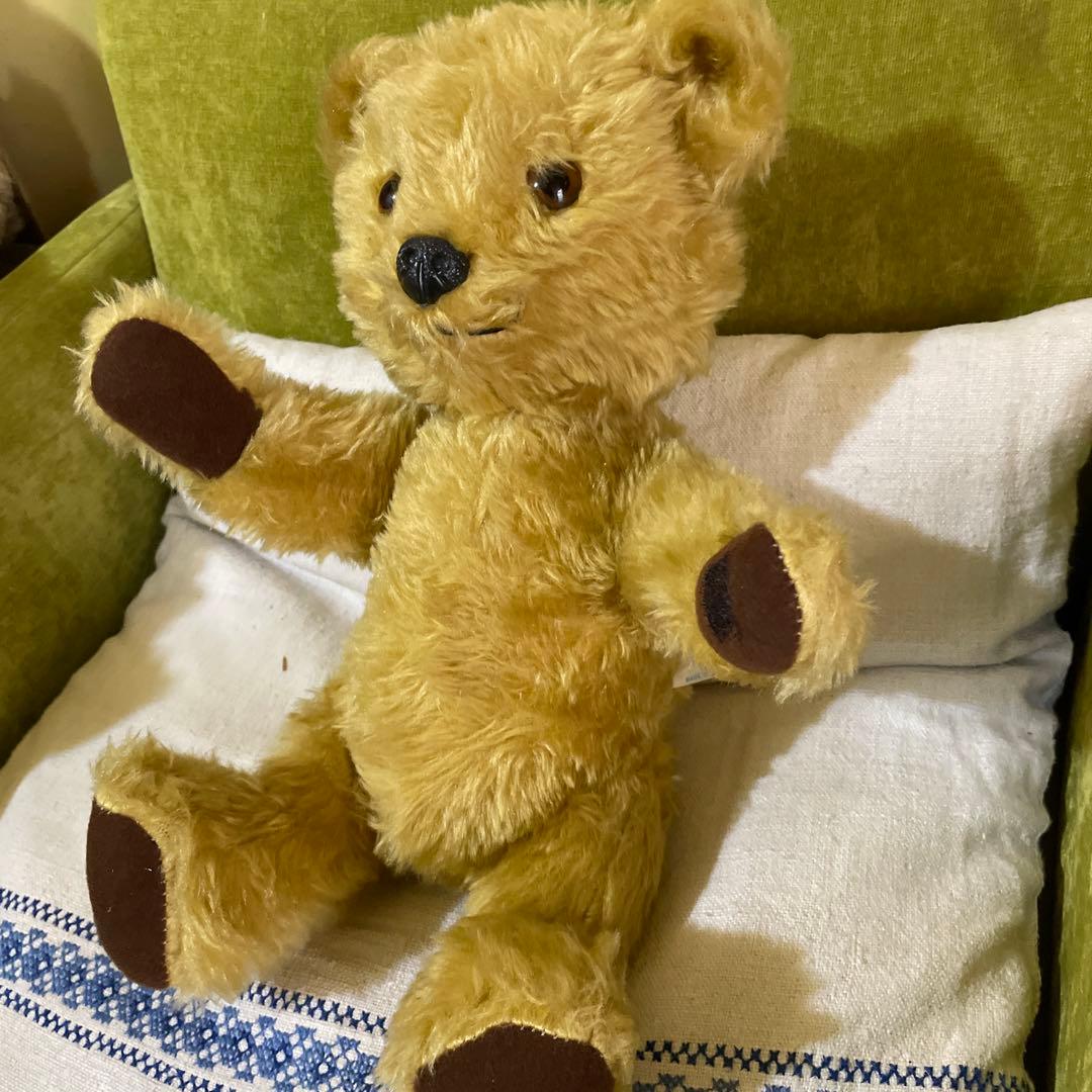 588イギリスベア、アンティーク、ビンテージ3体可愛い子チャドも