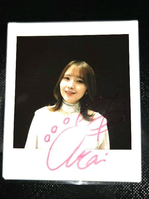 鬼頭明里 直筆サイン プロマイド