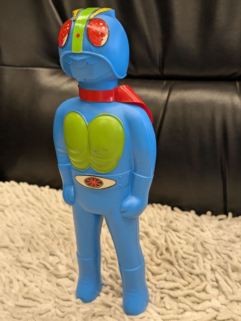 ソフビ　当時物　サンスターこどもシャンプー　仮面ライダー　当時物シャンプー入り