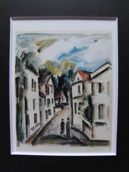 モーリス・ド・ヴラマンク、RUE DE VILLAGE、海外版超希少レゾネ