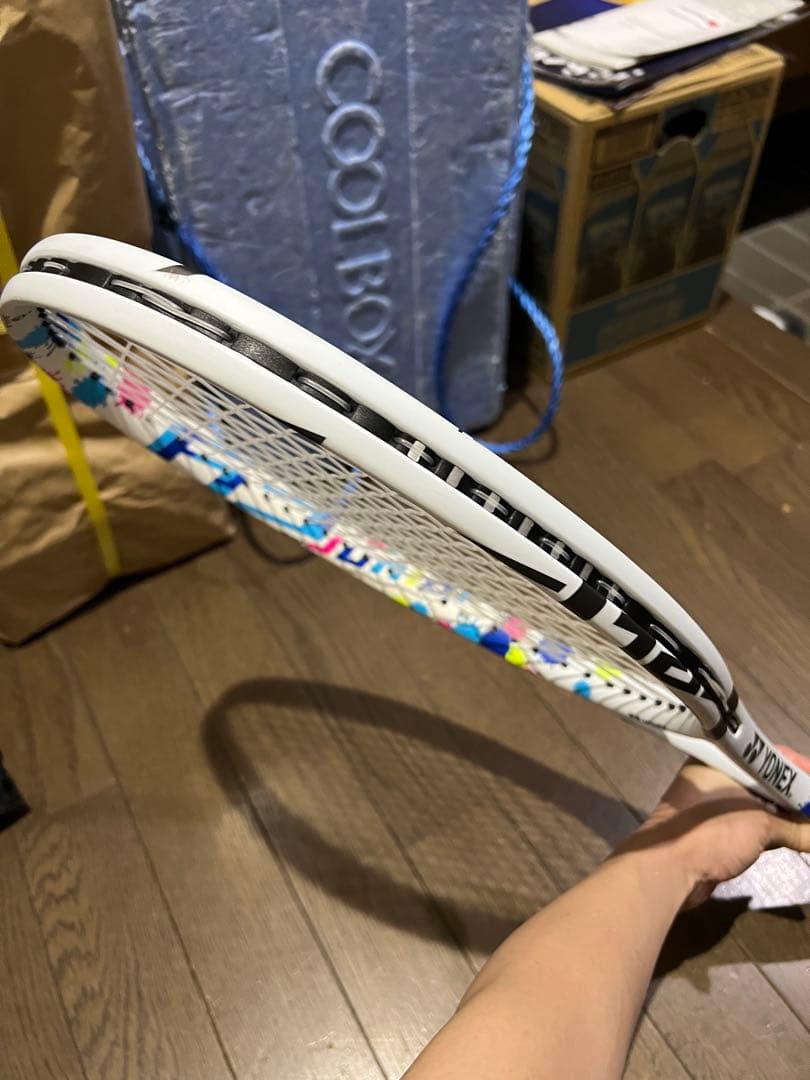 軟式テニス　ジュニア用と大人用