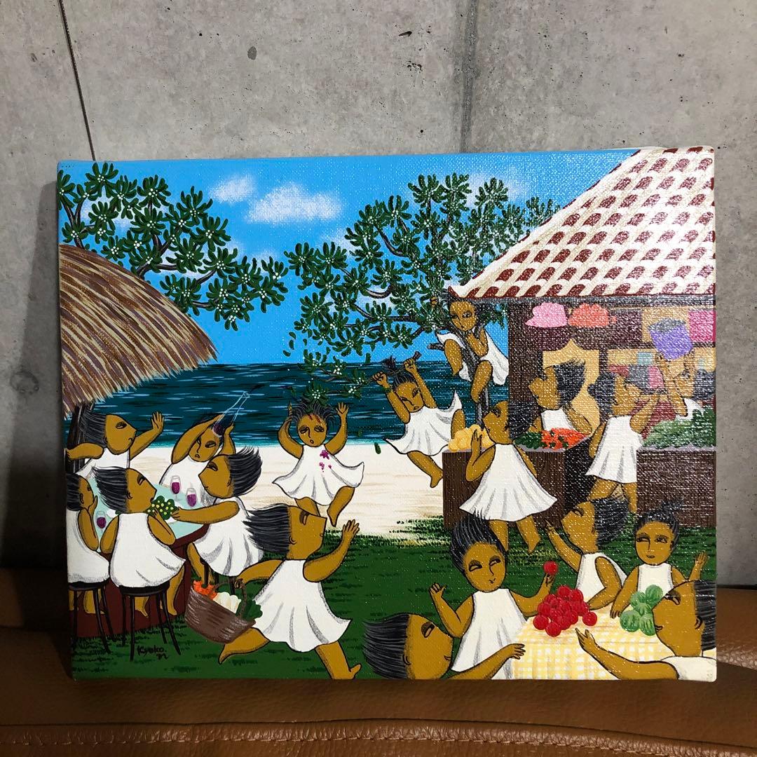 仲本京子　アクリル画