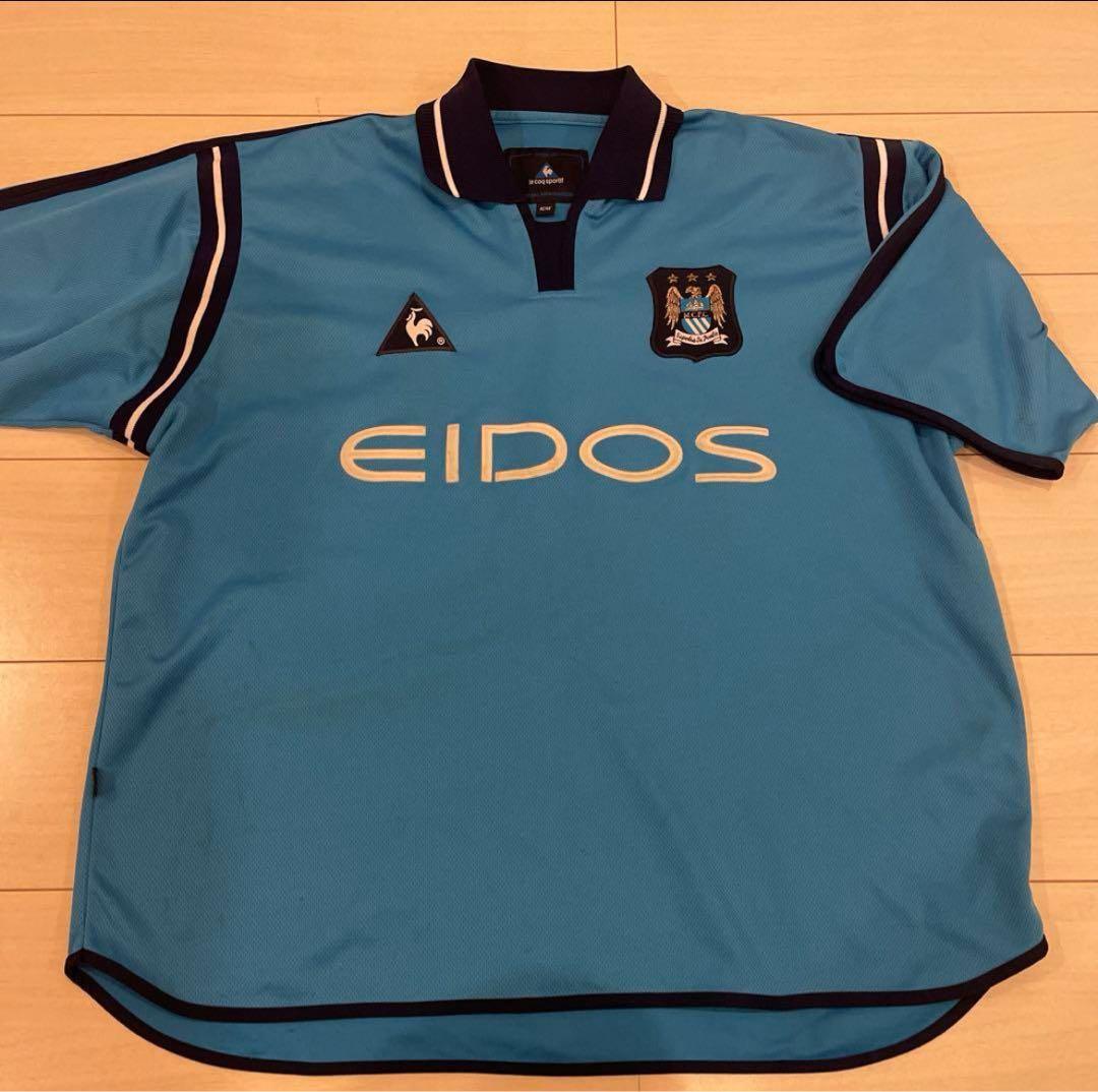 2001-2002 マンチェスターシティ ヴィンテージユニフォーム XL