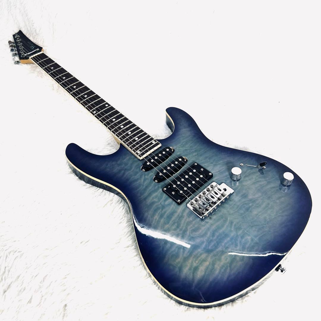Yamato ヤマト Ibanez RG風エレキギター キルトトップ ギター
