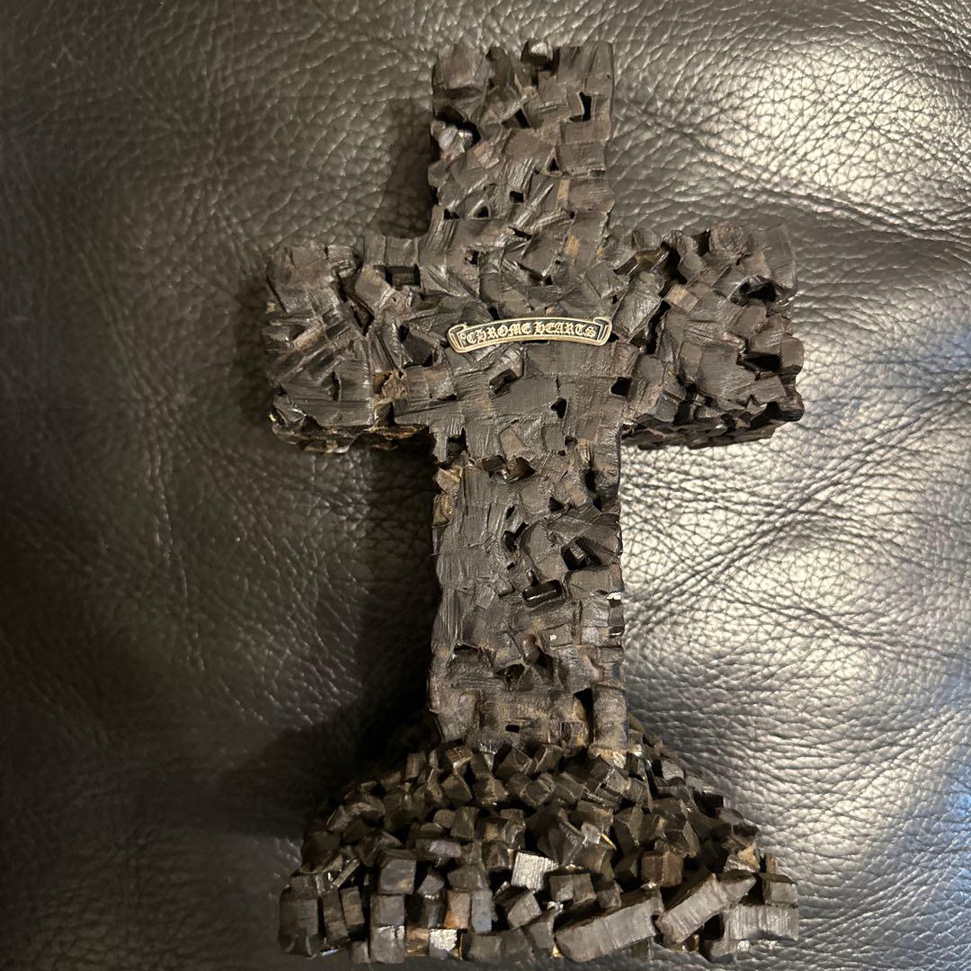 希少CHROME HEARTS エボニー製オーナメントオブジェ ブラウン