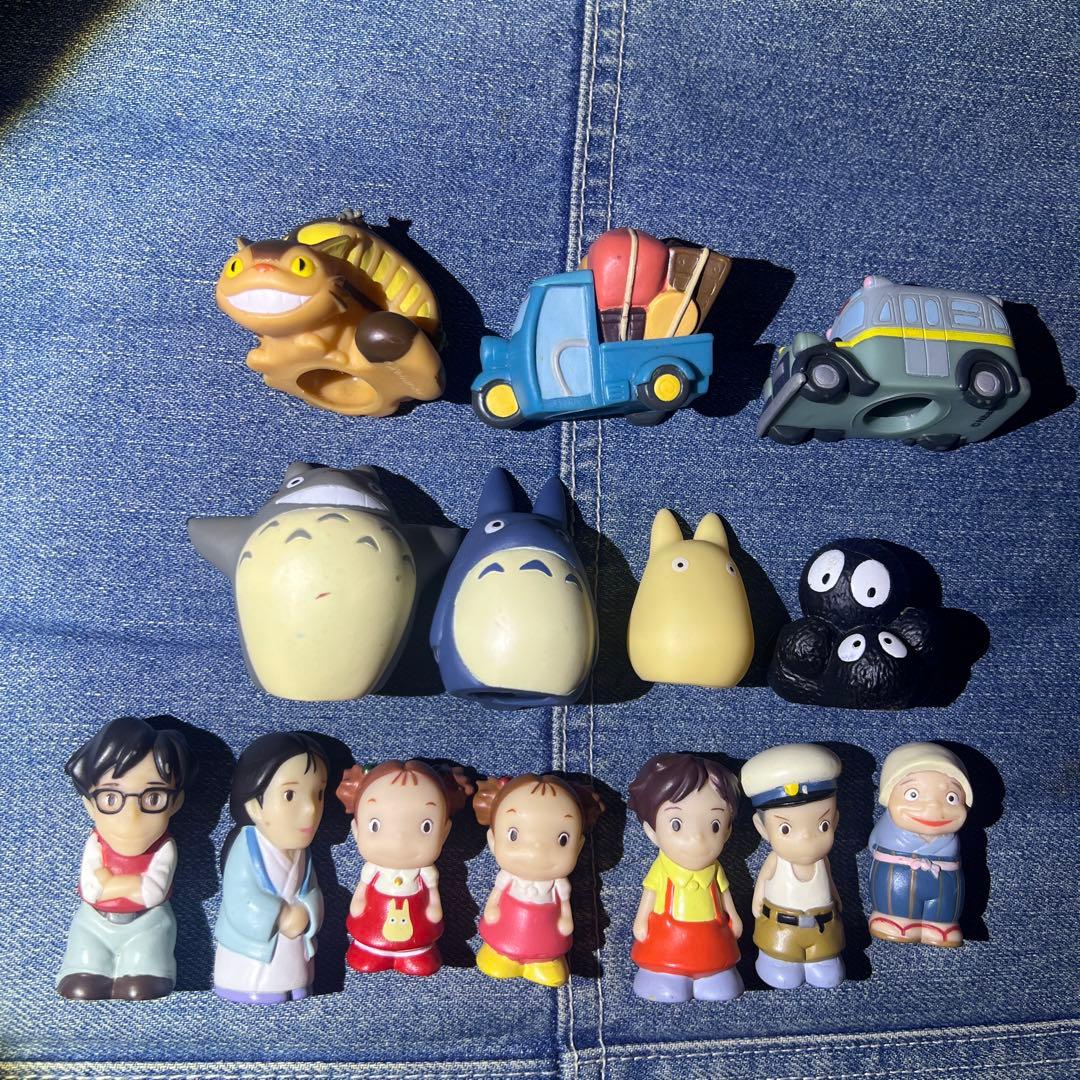 廃盤品　ジブリ指人形(となりのトトロ14点セット)