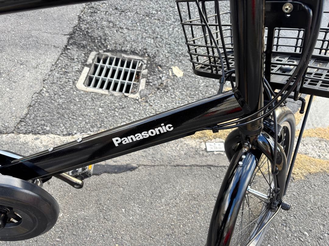 中古20㌅Panasonic電動アシスト自転車　8Ah 大阪　010番