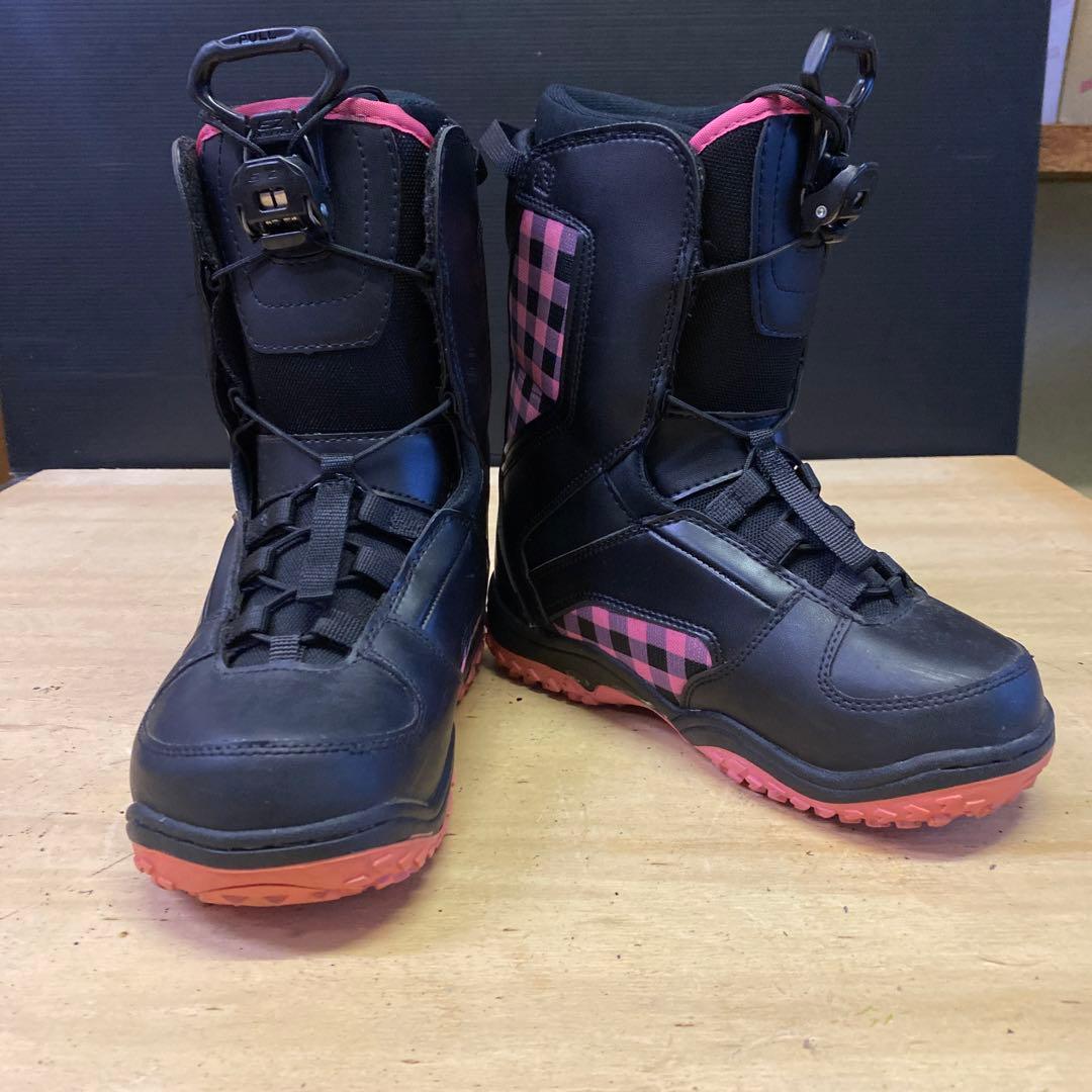 VAXPOT スノーボードブーツ 24cm ブラック/ピンク