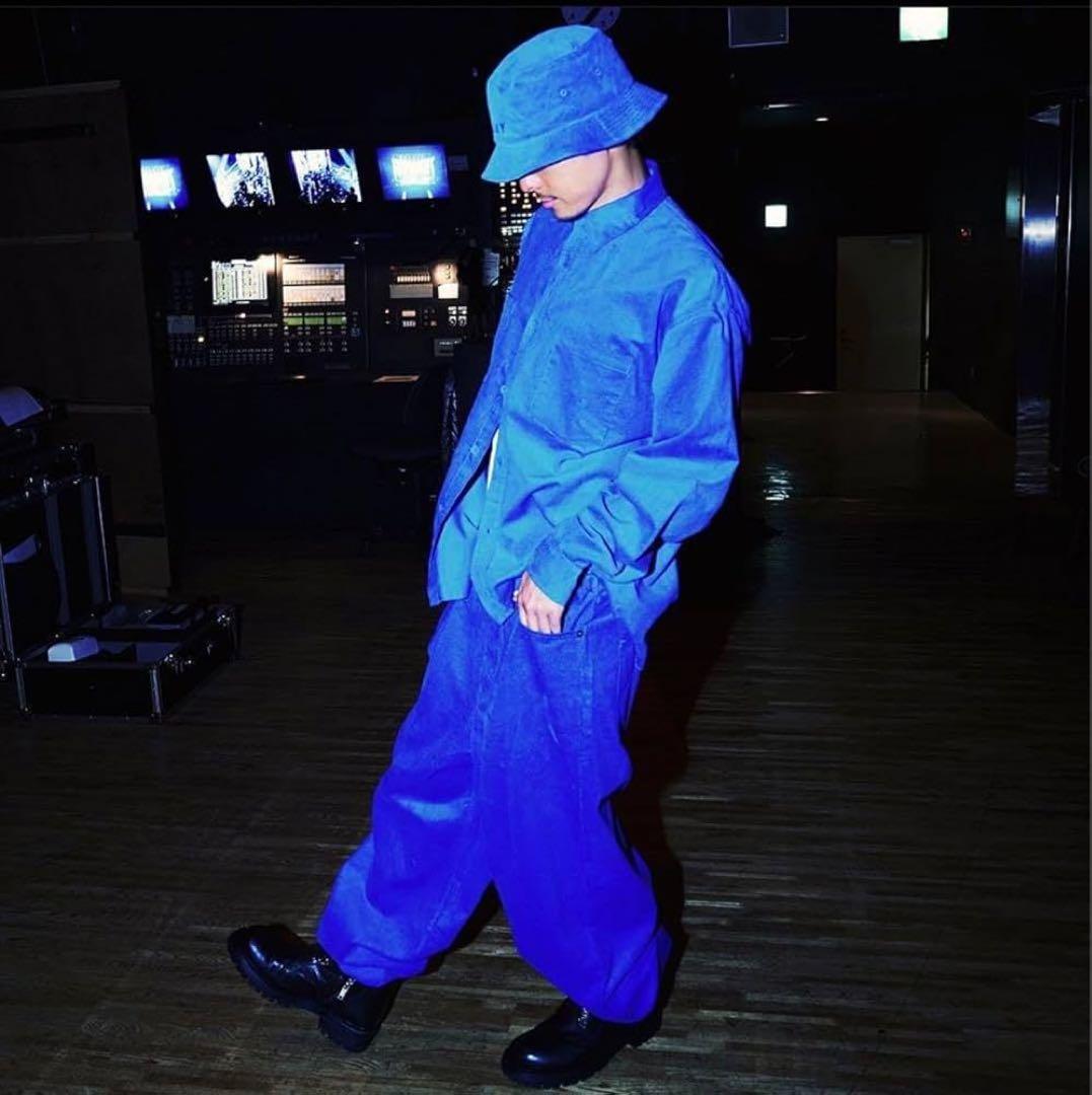 RILY コーデュロイシャツ　ブルー　Mサイズ