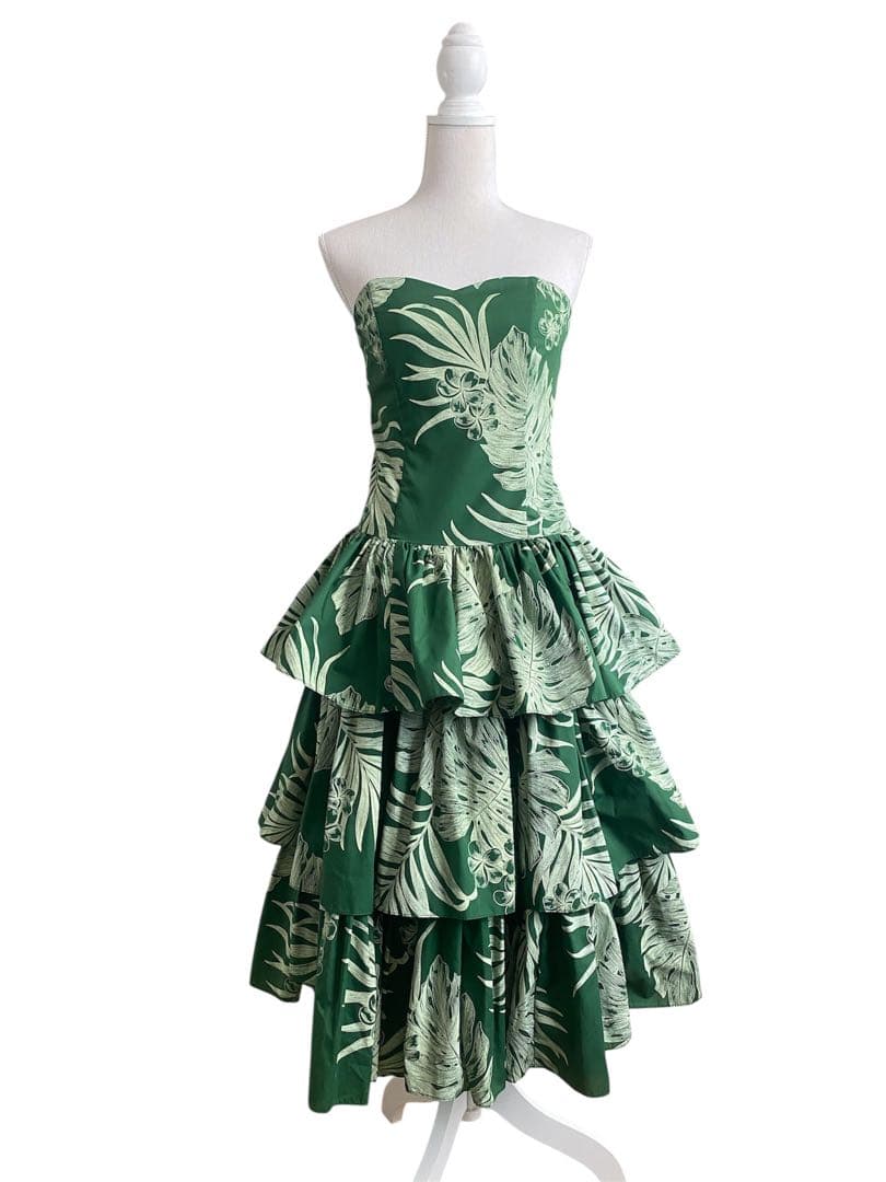 フラダンス ドレス CC Fashions メリモ グリーン