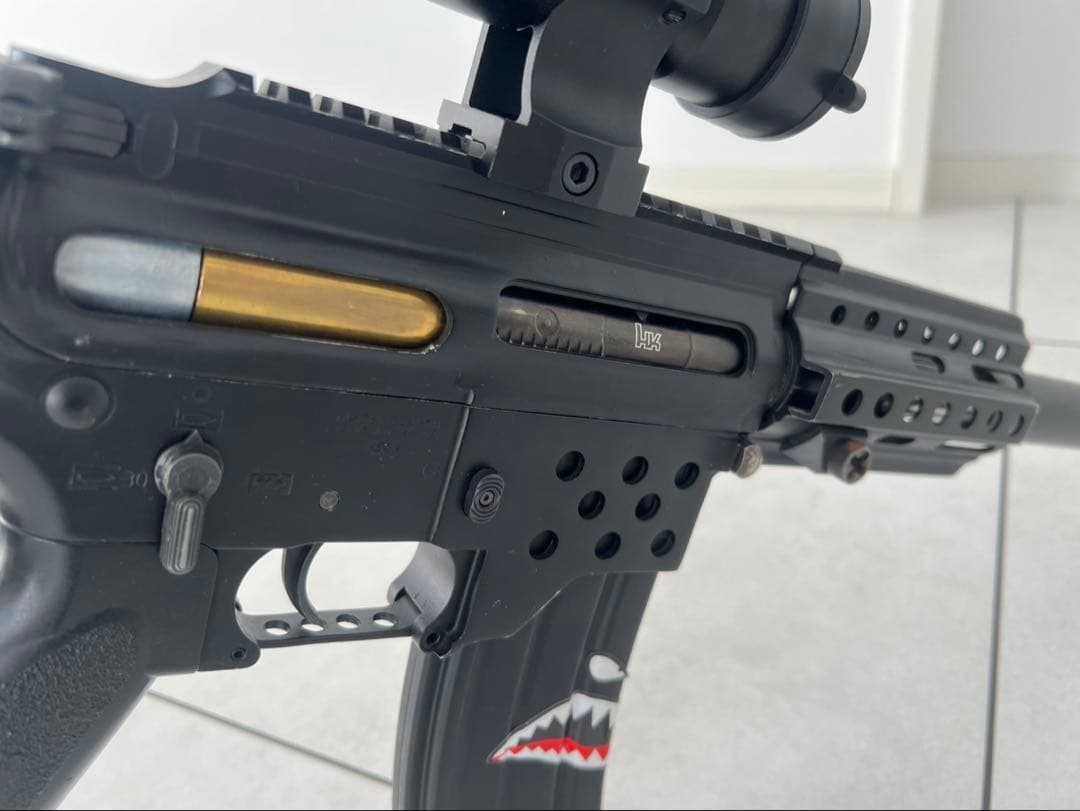 東京マルイ次世代HK416 軽量化カスタム ワンオフパーツ多数　おまけ品あり