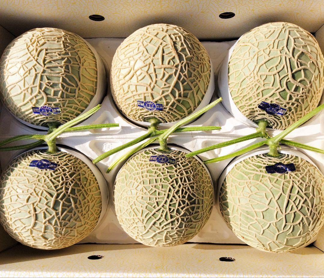 D*＋様 高知産　訳あり温室マスクメロン　６玉入7.2kg 家庭用　北海道沖縄発